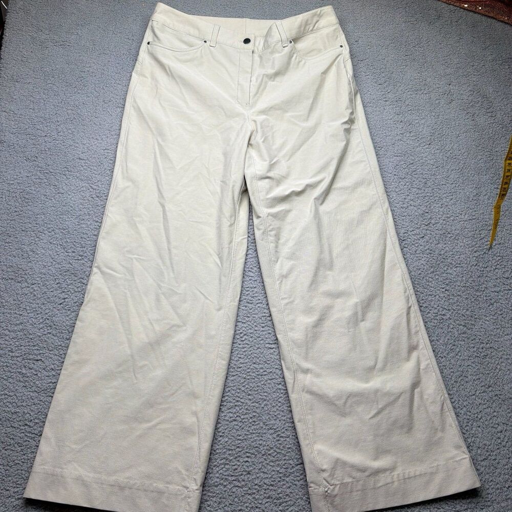 Lululemon City Sleek 5 Pocket Wide-Leg High-Rise Pant *Light Utilitech Sz 32